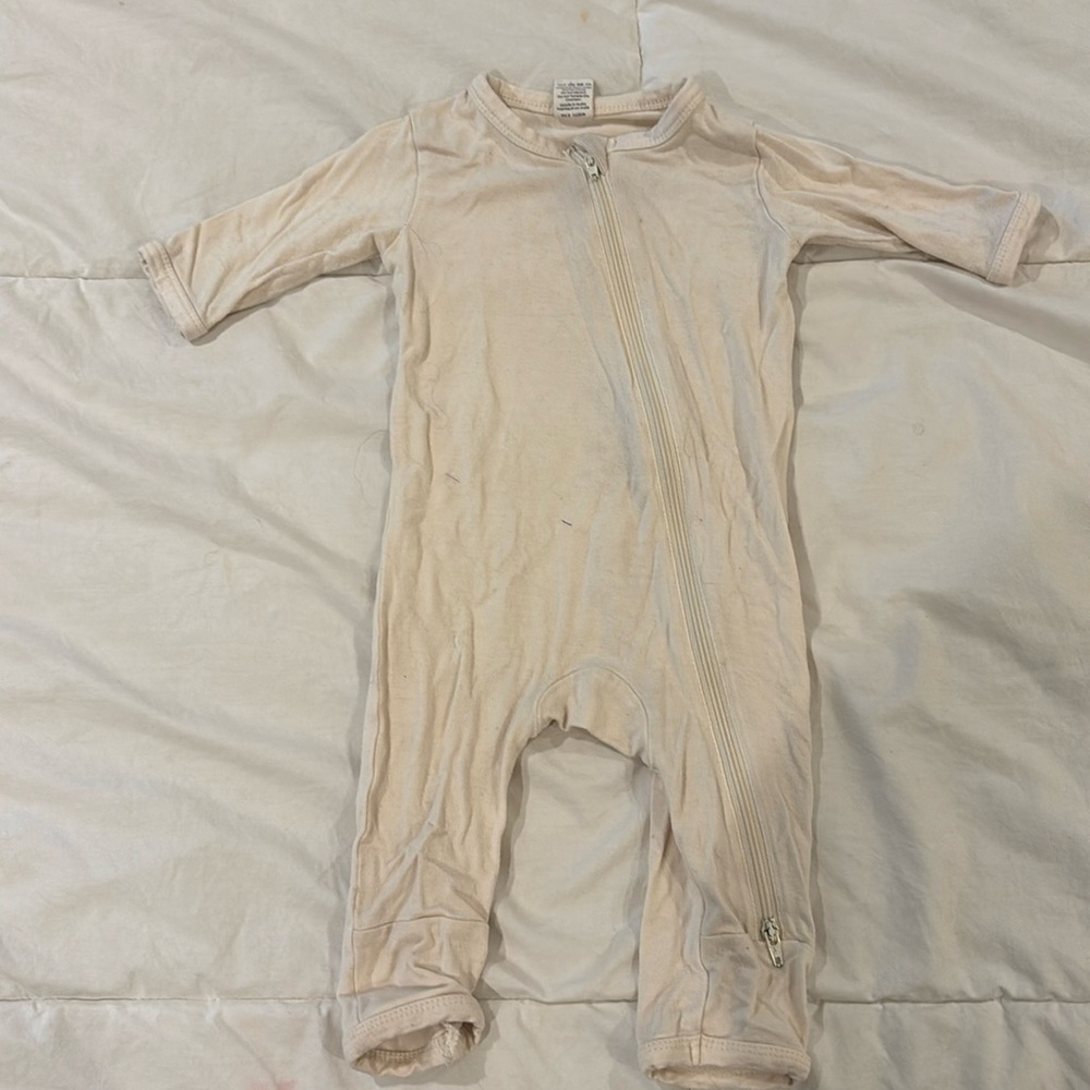 Larkspur Bamboo Baby Zipper Pajamas